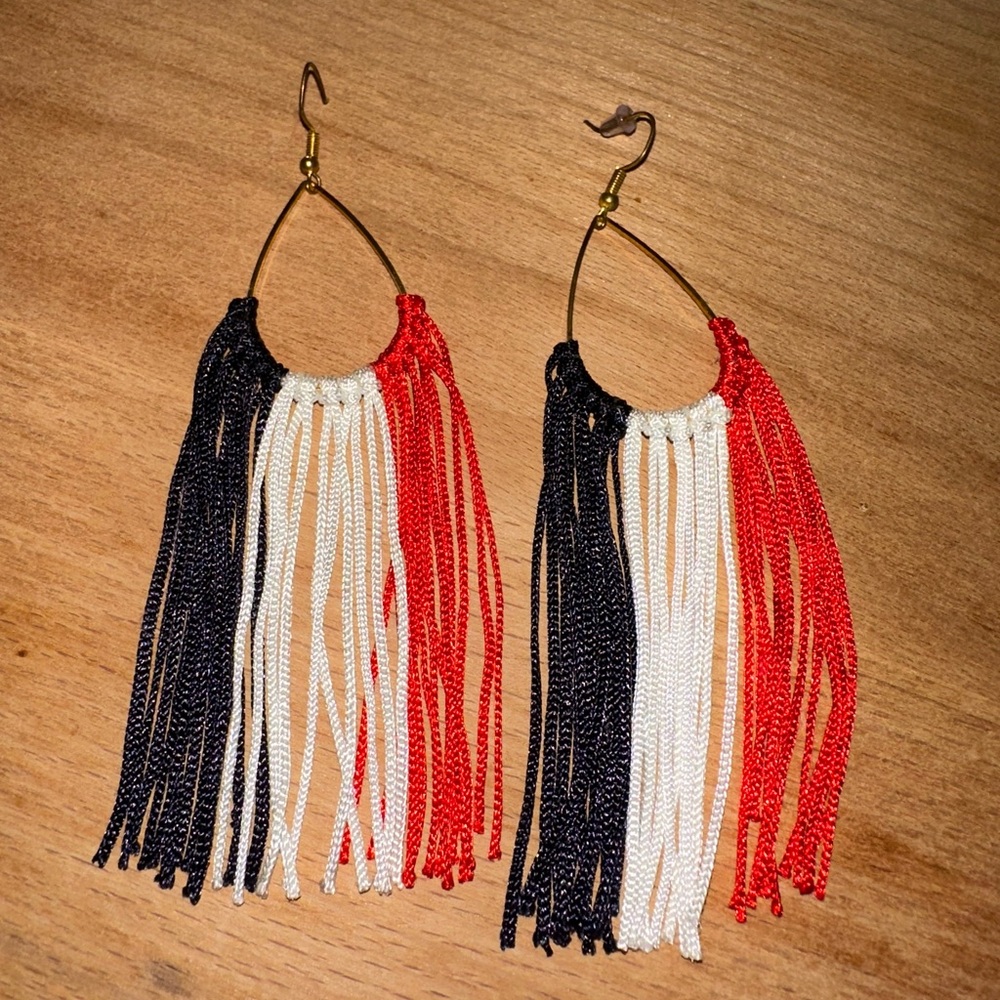 Elegant Multicolor Fringe Earrings